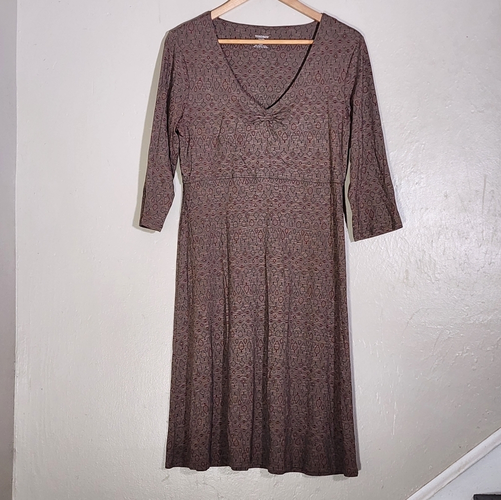 Toad&Co Brown Patterned Pants - image 1